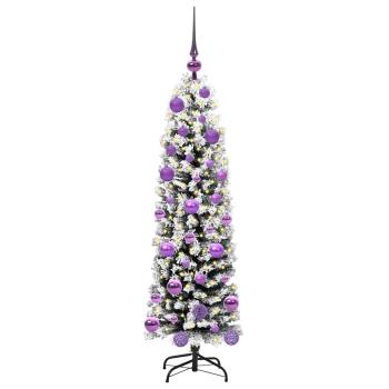 Künstlicher Weihnachtsbaum mit 150 LEDs mit Ständer Grün 120 cm