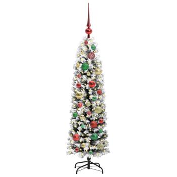Künstlicher Weihnachtsbaum mit 150 LEDs mit Ständer Grün 120 cm