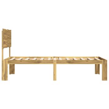 Doppelbettgestell mit Kopfteil ROSTOCK Weiß 200 x 200 cm