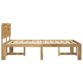 Doppelbettgestell mit Kopfteil ROSTOCK Weiß 180 x 200 cm