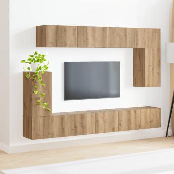 TV-Schrankset 5 stk. Artisan-Eiche Holzwerkstoff