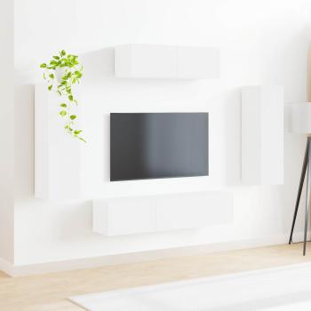 TV-Schränk 5 stk. Weiß