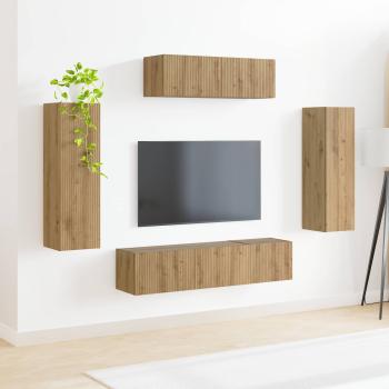 TV-Schränk 5 stk. Artisan-Eiche