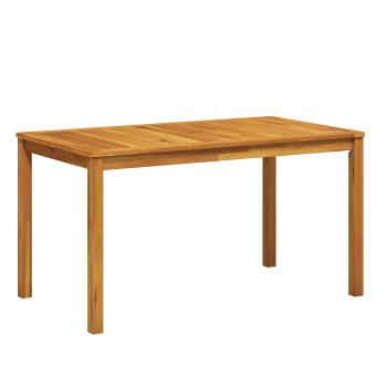 5-Piece Garden Dining Set Natur Massivholz Akazie