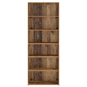 Sideboard Eichenholz 70 x 41 x 185 cm Holzwerkstoff