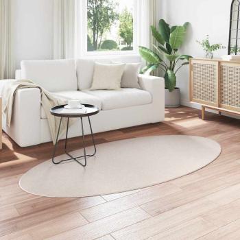 Teppich HUARTE Sand 100 x 200 cm 100 % Polyester