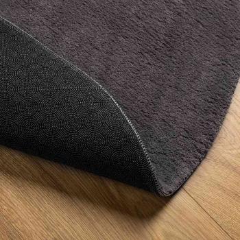 Teppich HUARTE Anthrazit 80 x 150 cm Polyester