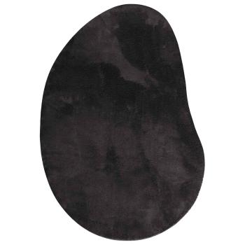 Teppich HUARTE Schwarz 80 x 150 cm Polyester