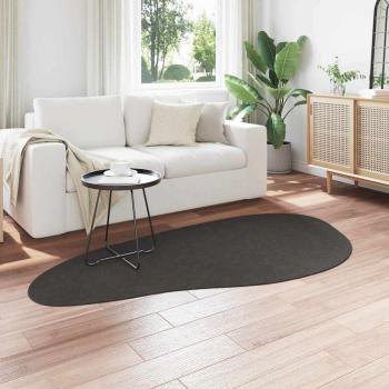 Teppich HUARTE Anthrazit 100 x 200 cm Polyester
