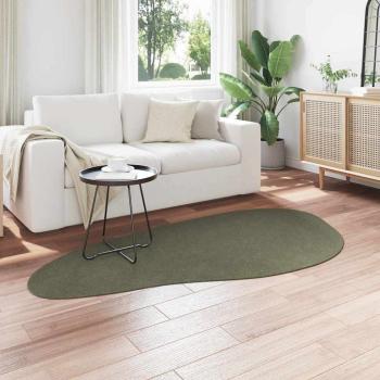 Teppich HUARTE Waldgrün 100 x 200 cm Polyester