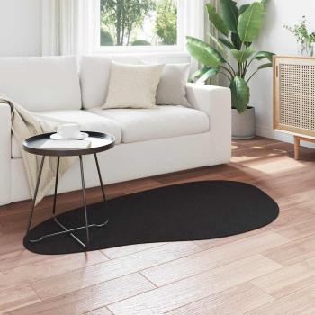 Teppich HUARTE Schwarz 80 x 150 cm Polyester