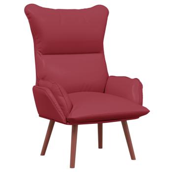 Sessel Weinrot 69 x 74 x 93 cm Kunstleder