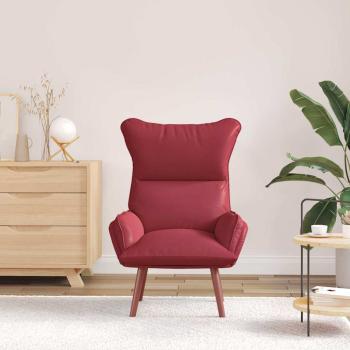 Sessel Weinrot 69 x 74 x 93 cm Kunstleder