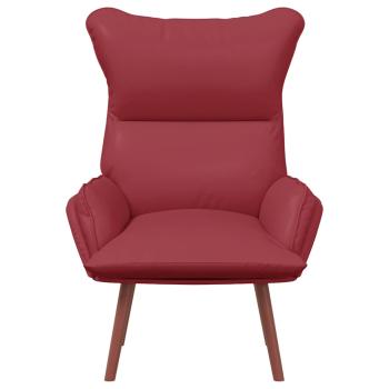 Sessel Weinrot 69 x 74 x 93 cm Kunstleder