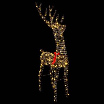3D Weihnachtsrentier LOVIISA 140 LEDs Warmes Weiß