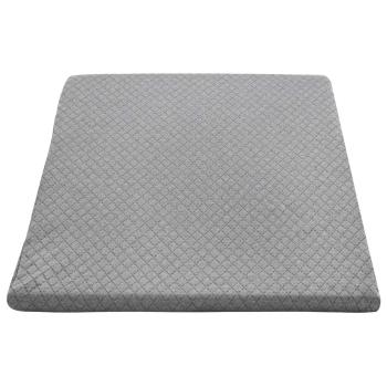 Beinkissen 60 x 50 x 30 cm Weich Viscoschaum Grau
