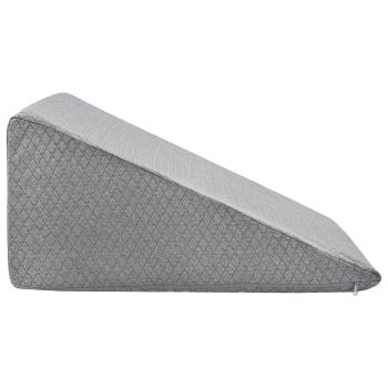 Beinkissen 60 x 50 x 30 cm Weich Viscoschaum Grau