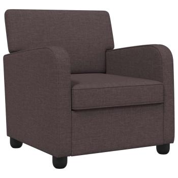 Sessel Dunkelbraun Stoff