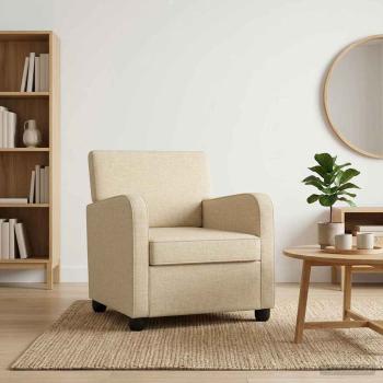 ARDEBO.de - Sessel Creme Stoff