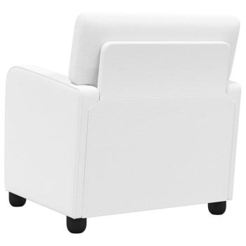 Sessel Weiß Stoff