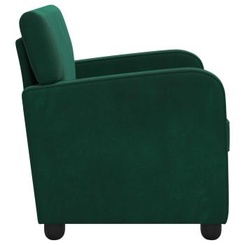 Sessel Dunkelgrün Samt