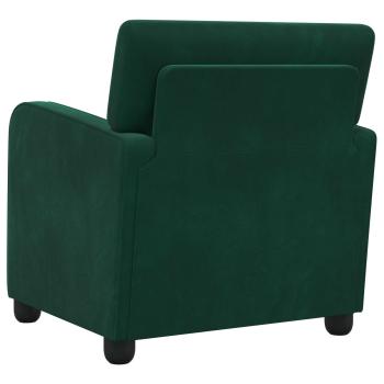 Sessel Dunkelgrün Samt