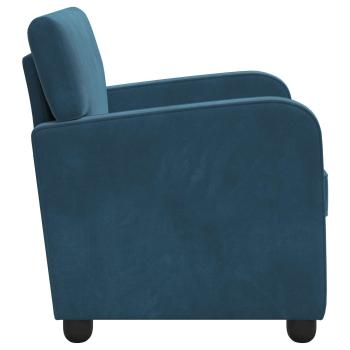 Sessel Blau Samt