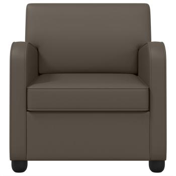 Sessel Grau Kunstleder