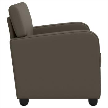 Sessel Grau Kunstleder
