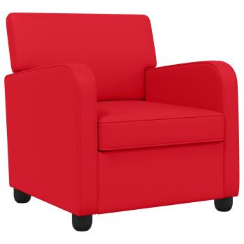 Sessel Rot Kunstleder