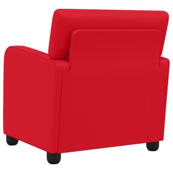 Sessel Rot Kunstleder