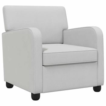 Sessel Hellgrau Samt