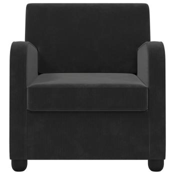 Sessel Schwarz Samt