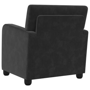 Sessel Schwarz Samt
