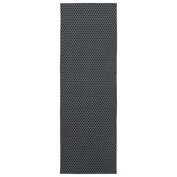 Teppichläufer ORIZ 1150 gsm Schwarzes Netzmuster