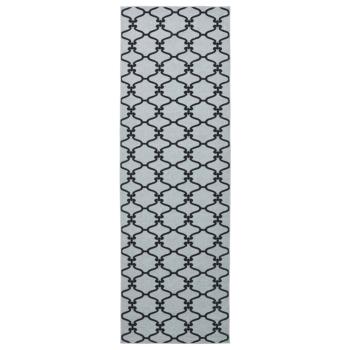 Teppichläufer ORIZ 1150 gsm Schwarzes Netzmuster