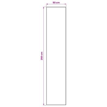 Teppichläufer ORIZ 1150 gsm Schwarzes Netzmuster