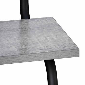 4-stufiges Wandregal Sonoma-Grau 80 x 24,5 x 104 cm