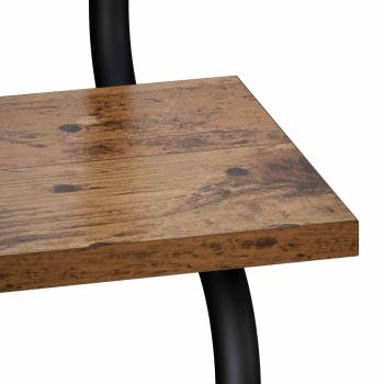 2-stufiges Wandregal Altholz 80 x 24,5 x 61 cm Holzwerkstoff