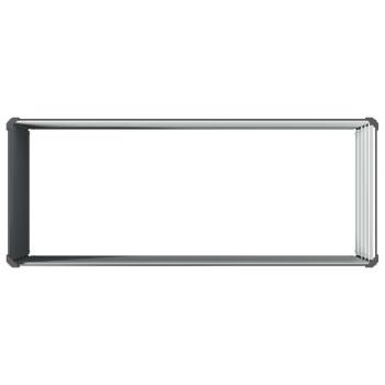 Hochbeet im Garten Anthrazit 100 x 40 x 55 cm Stahl