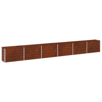 Hochbeet im Garten Rostig 480 x 40 x 55 cm Pappe