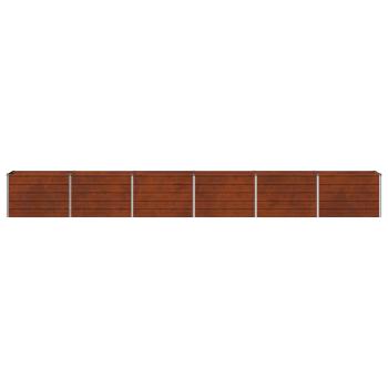 Hochbeet im Garten Rostig 480 x 40 x 55 cm Pappe
