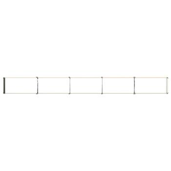 Hochbeet im Garten Holz Natur 400 x 40 x 24 cm Stahl