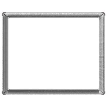 Hochbeet im Garten Verzinktes Silber 100 x 80 x 55 cm Stahl