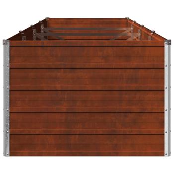 Hochbeet im Garten Wetterfeststahl 321 x 80 x 55 cm Stahl