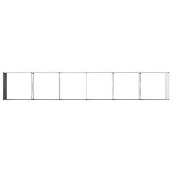 Hochbeet im Garten Holz Natur 480 x 80 x 55 cm Stahl