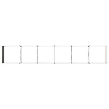 Hochbeet im Garten Grau 480 x 80 x 55 cm Stahl