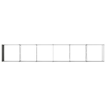 Hochbeet im Garten Braun 480 x 80 x 55 cm Stahl