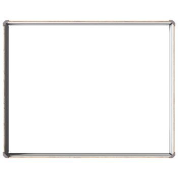 Hochbeet im Garten Holz Braun 100 x 80 x 24 cm Stahl