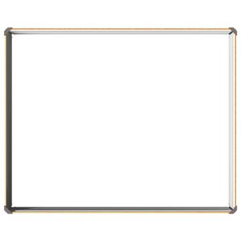 Hochbeet im Garten Holz Natur 100 x 80 x 24 cm Stahl